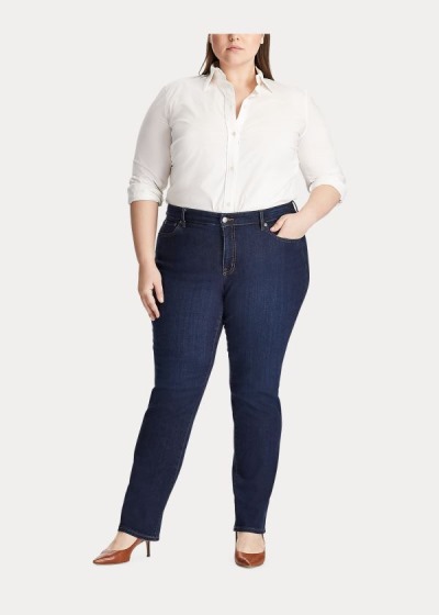 Ralph Lauren Modern Straight Curvy Jeans Dame Danmark (UXEHT9847)